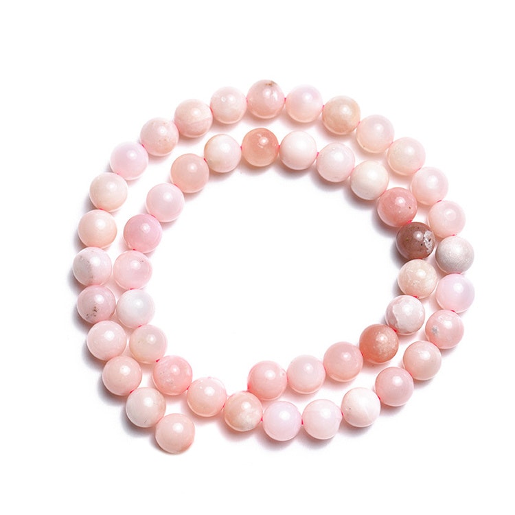 Opal Rosa 6mm pärlor Armband