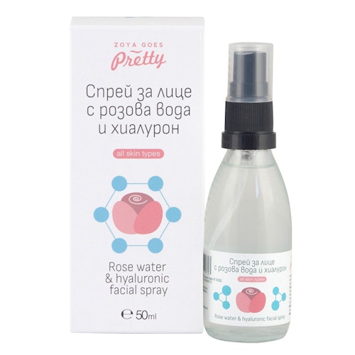 Rose Water & Hyaluronic Facial Spray