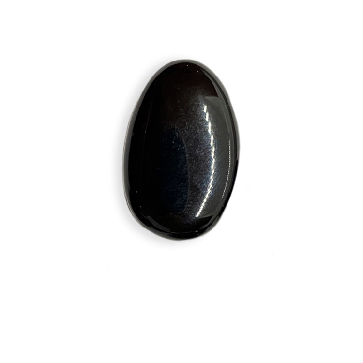 Obsidian Svart Hängsmycke (Droppe)