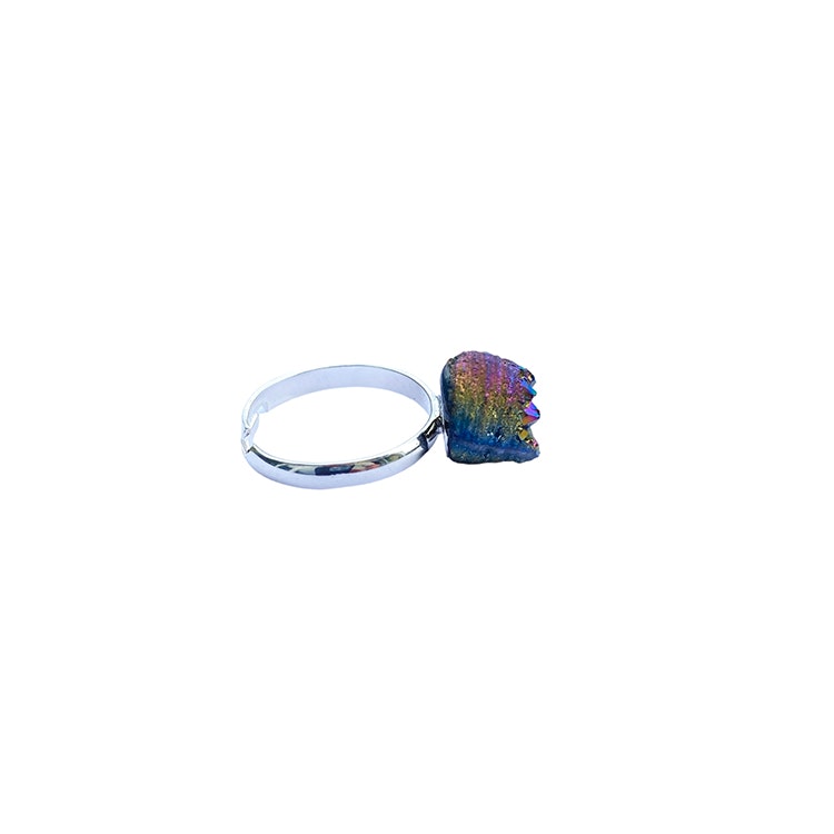 Titan Aura Kvarts Ring (925 silver)