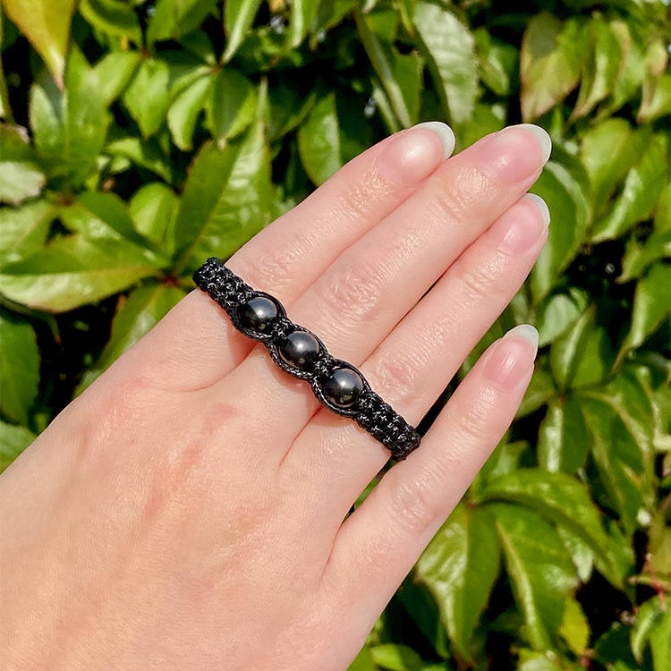 Shungit Armband BARN (Justerbart)