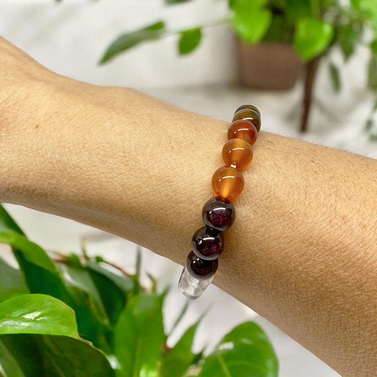 Yoga Chakra 8mm pärlor Armband