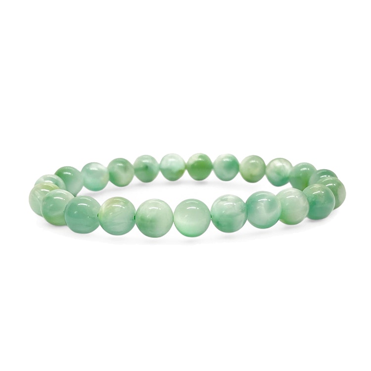 Hemimorfit Grön 8mm pärlor Armband