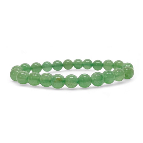 Aventurin Grön 8mm pärlor Armband