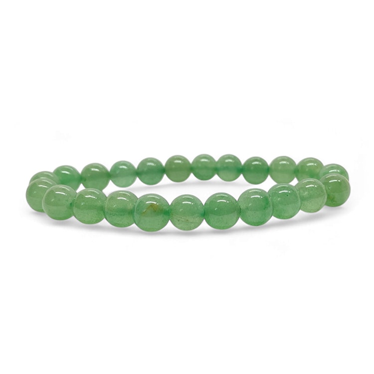 Aventurin Grön 8mm pärlor Armband