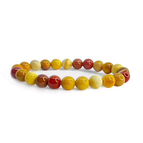 Mookaite armband 8 mm pärlor