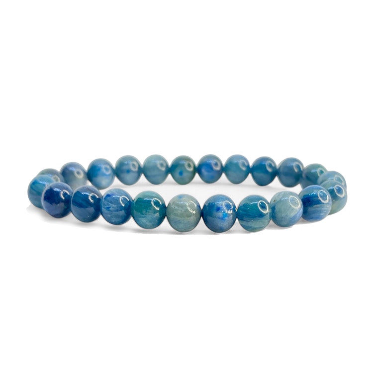 Kyanit 8mm pärlor Armband