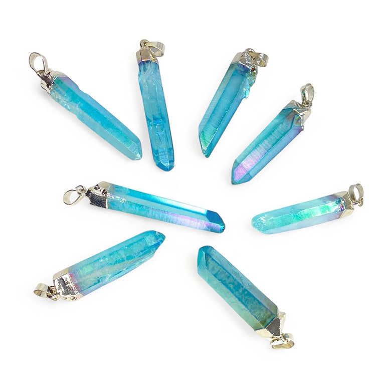 Aqua Aura Rå Hängsmycke (Metallhänge)