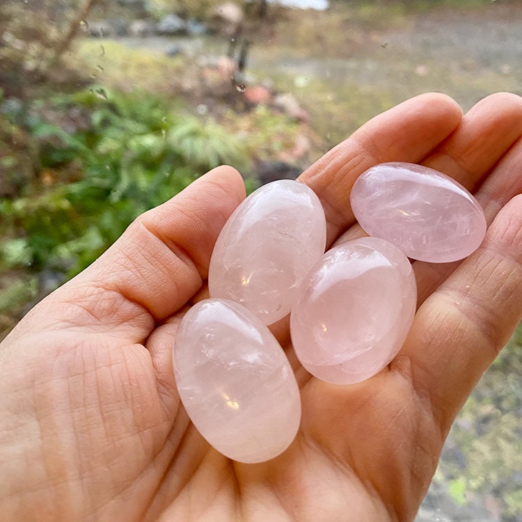 Rosenkvarts Trumlade stenar 100gr