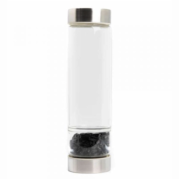 Kristallvattenflaska av glas 400ml