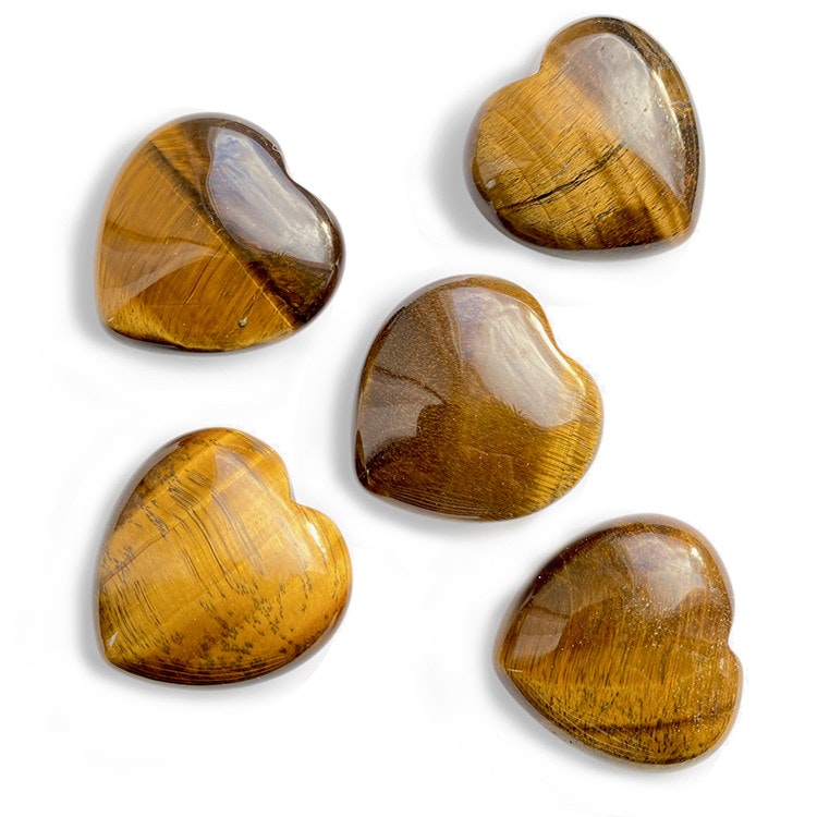 Tigeröga Hjärta 4cm
