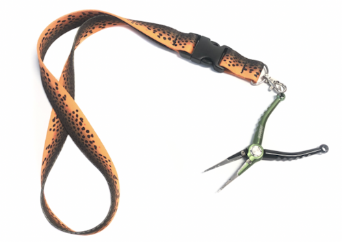 Wingo Rep Your Water Lanyard Brown Trout