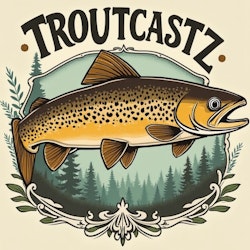 TroutCastz Logo Sticker