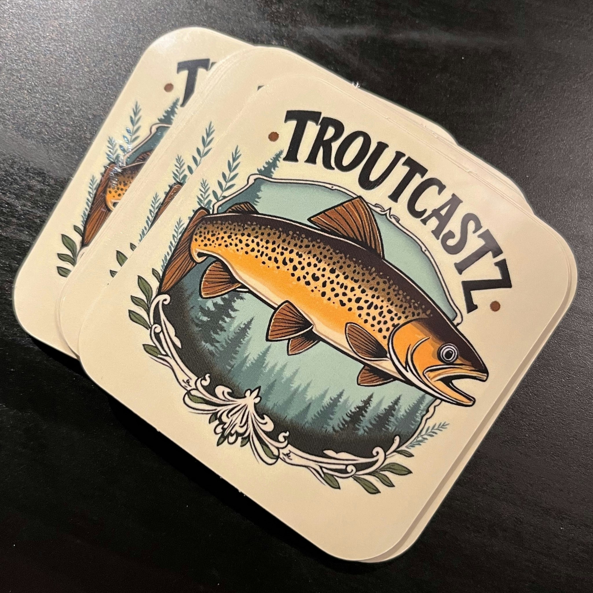 TroutCastz Logo Sticker