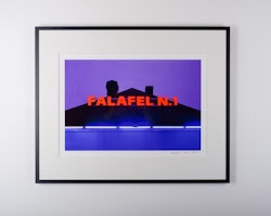 "falafel” black frame