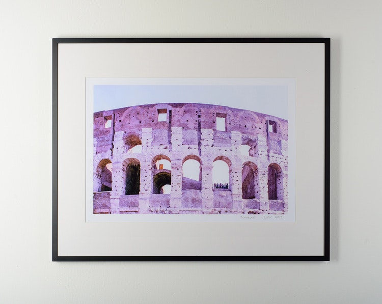 ”colosseo” black frame