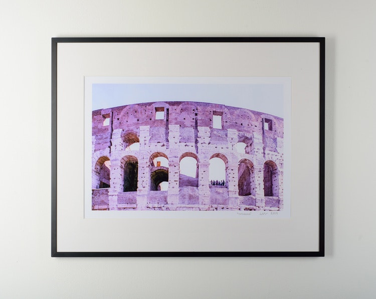 ”colosseo” black frame