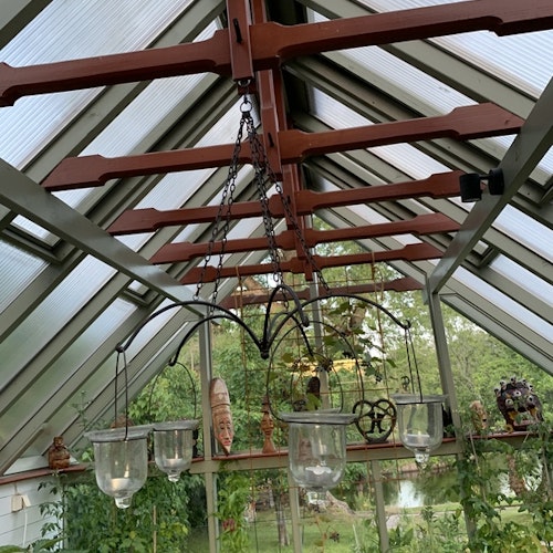 Växthus i trä och glas