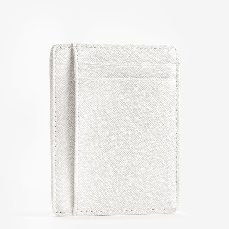 "Venice" Korthållare - Saffiano vit