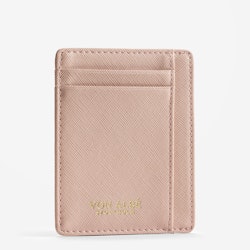 "Cannes" Korthållare - Saffiano rosé