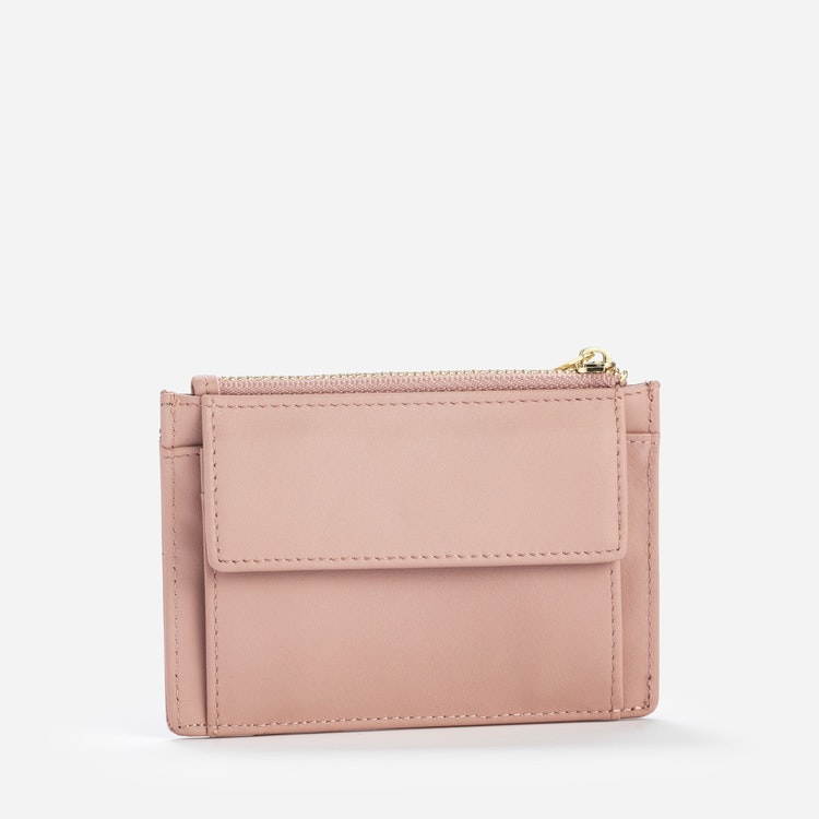 "Barcelona" Zipper korthållare pink