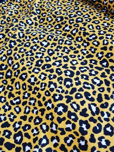Leopard - Ljusblå - Lisas Tyger AB