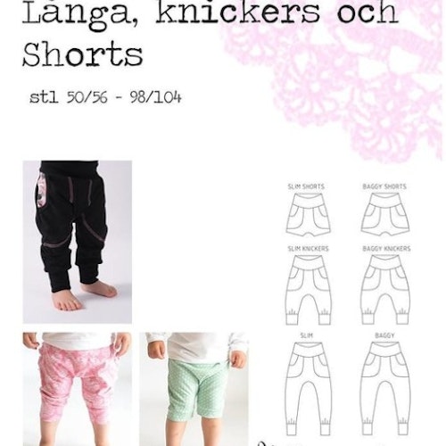 Hallonsmula Baggypants/slim - shorts, knickers och långbyxor stl 50/56 - 98/104