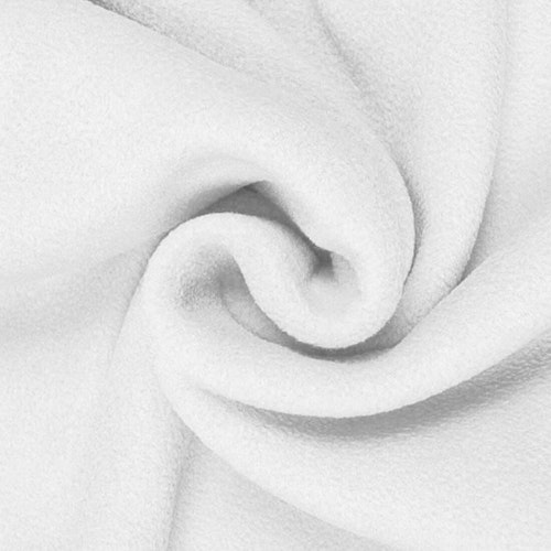 Fleece Polyester vit