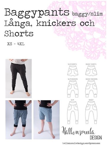 Hallonsmula Baggypants/slim - shorts, knickers och långbyxor stl XS -  XL
