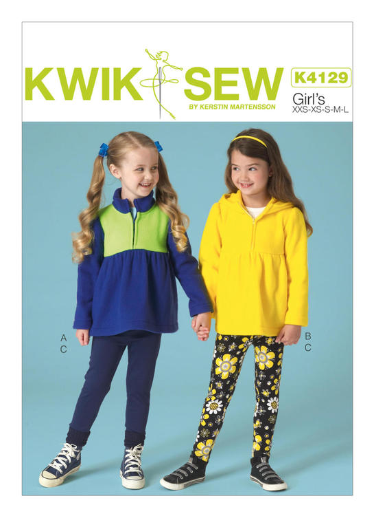 Kwik Sew k4129 tights tröja barn