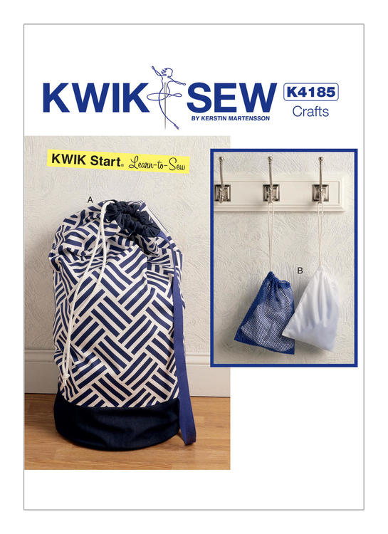 Kwik Sew k4185 Inredning Dekoration Tvättsäck