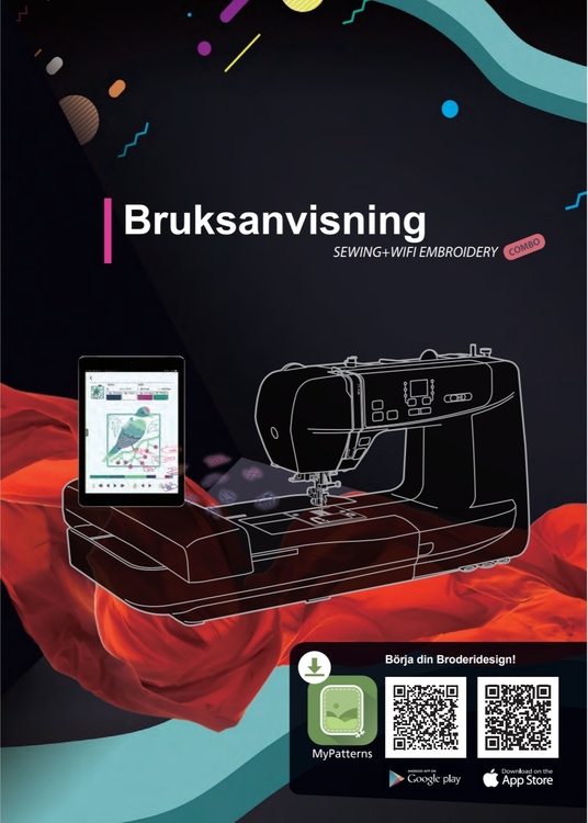 Alfa Duo sy och broderi Symaskin - Svensk manual, PDF , hela manualen i ett mindre filformat