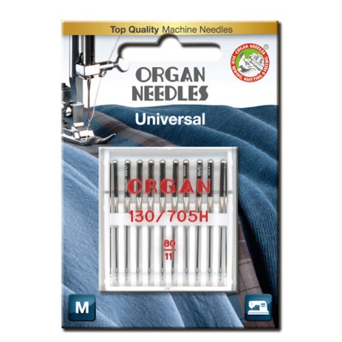 Nål Organ Universal 80/12 10-pack 130/705