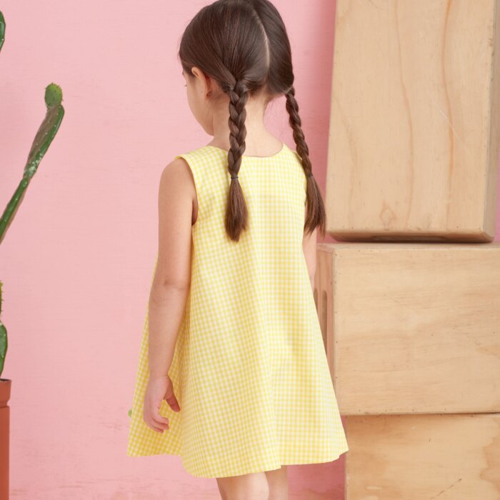 Simplicity 9318 ccb 1-4 år Barn klänning