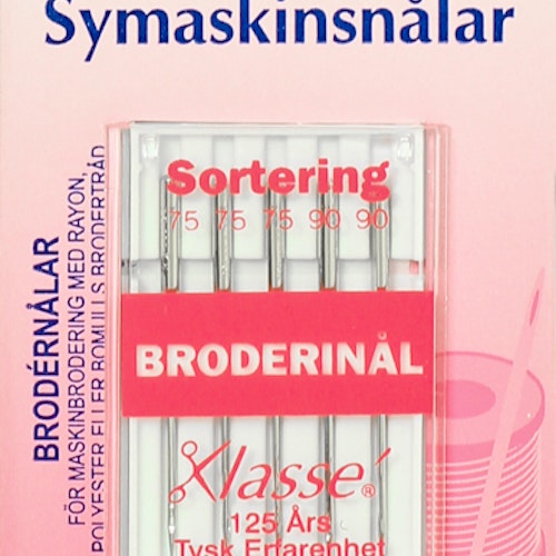 Nål - Klasse BRODERINÅL 75-90 - 5-pack