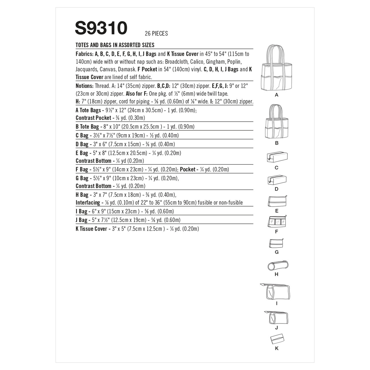 Simplicity S9310 OS Väska