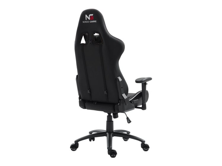 Gaming Racer Chair Svart/Vit - PU läder