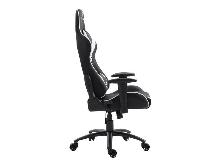 Gaming Racer Chair Svart/Vit - PU läder