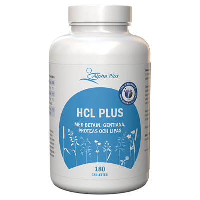 HCL Plus 180 tabletter Alpha Plus