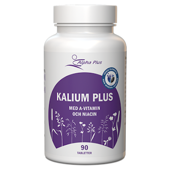 K Plus 100 mg 90 tabletter Alpha Plus  -  kalium