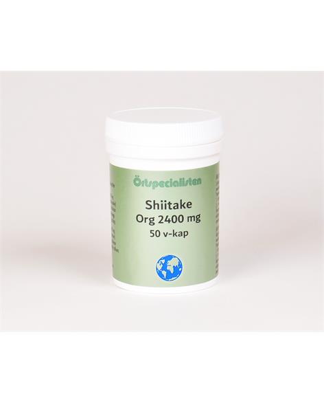 Shiitake Org 2400 mg 50 kapslar Örtspecialisten