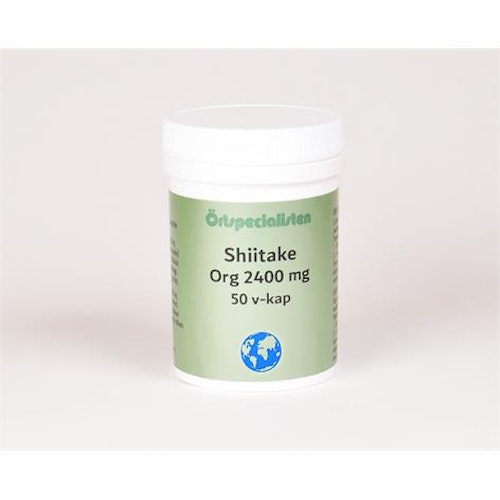 Shiitake Org 2400 mg 50 kapslar Örtspecialisten