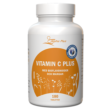 Vitamin C Plus 180 tabletter Alpha Plus