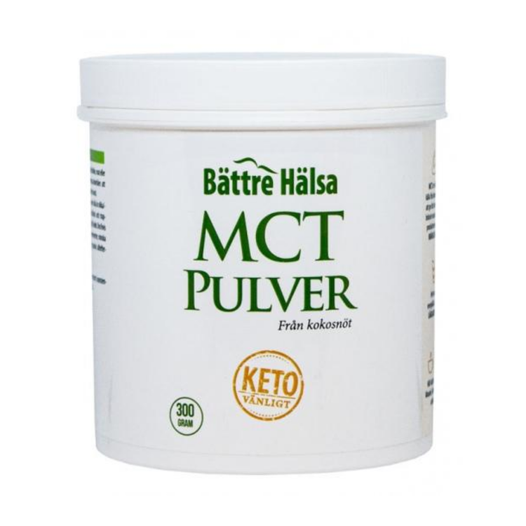 MCT Pulver 300 gram Bättre Hälsa