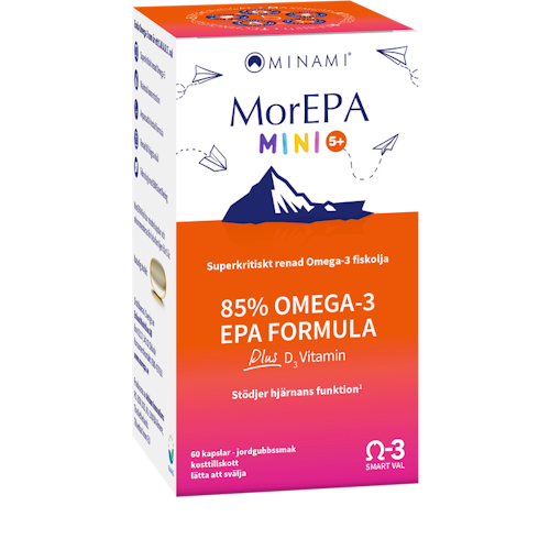 MorEPA MINI Omega-3 60 kapslar