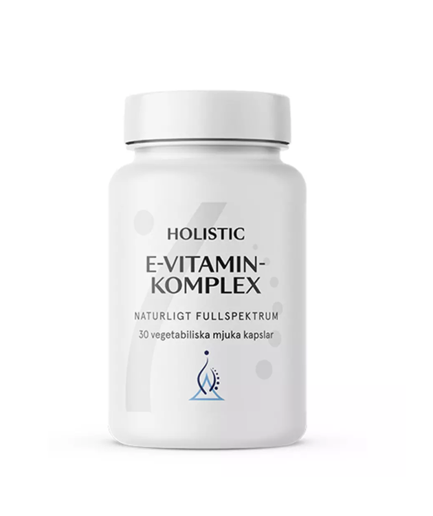 E-vitaminkomplex 30 kapslar Holistic