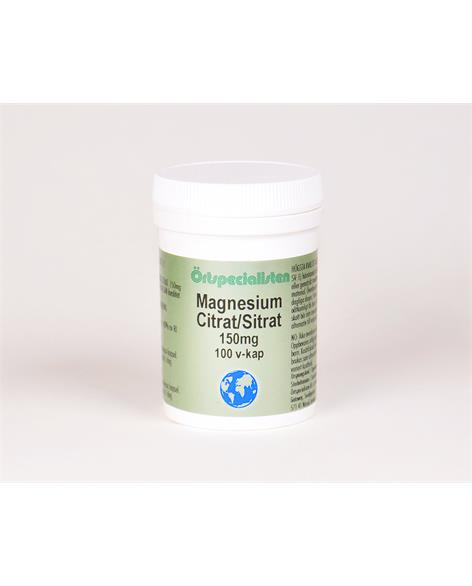 Magnesiumcitrat 150 mg 100 kapslar Örtspecialisten