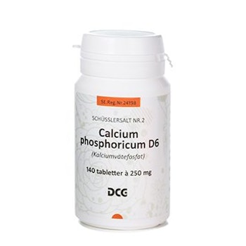 Calcium phosphoricum 250 mg 140 tabletter DCG