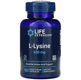 L-lysine 620 mg 100 kapslar Life Extension