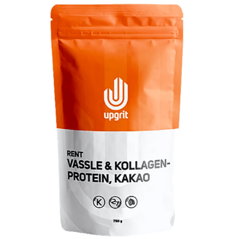 Vassle & kollagenprotein Kakao 750 gram Upgrit